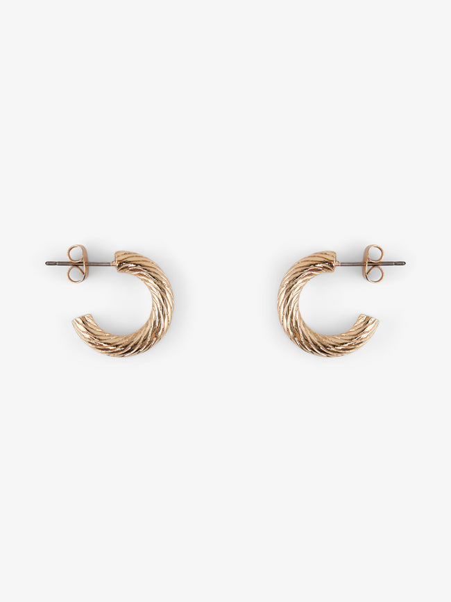 PCLUMIS Earrings - gold colour
