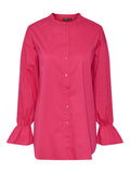 PCESSI flæse skjorte- Pink Yarrow