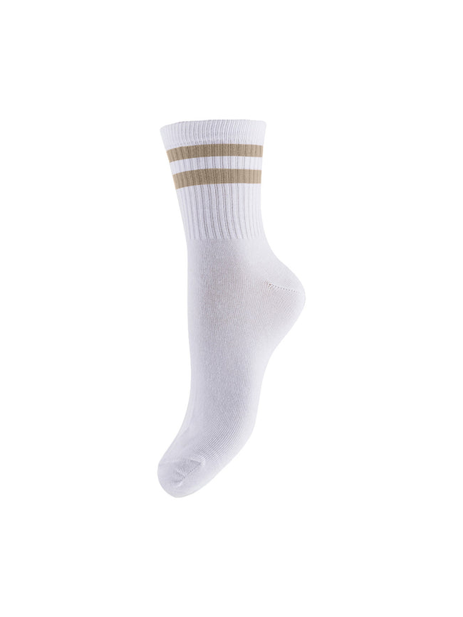 PCCALLY Socks - Bright White