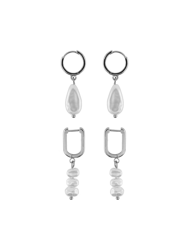 FPDILA Earrings - Silver Colour