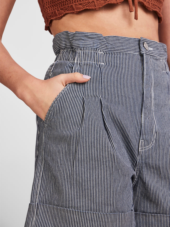 PCBILLO Shorts - Medium Blue Denim
