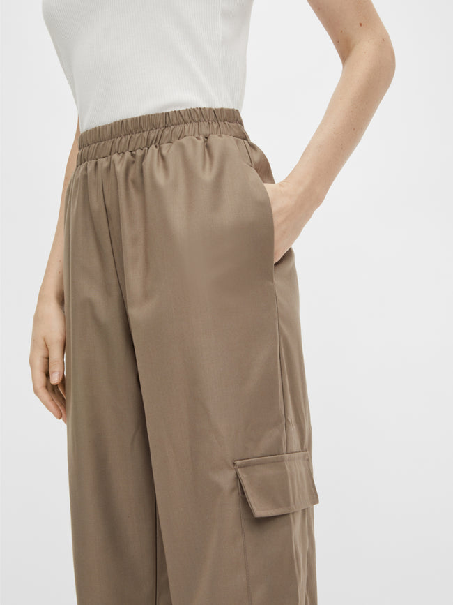 PCASTA Pants - Simply Taupe