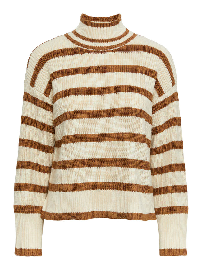 YASSTRIPEY Pullover - Toasted Coconut