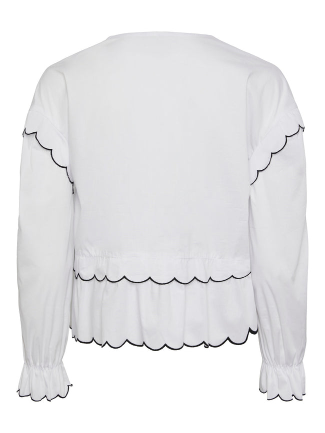 PCLUNA T-Shirts & Tops - Bright White
