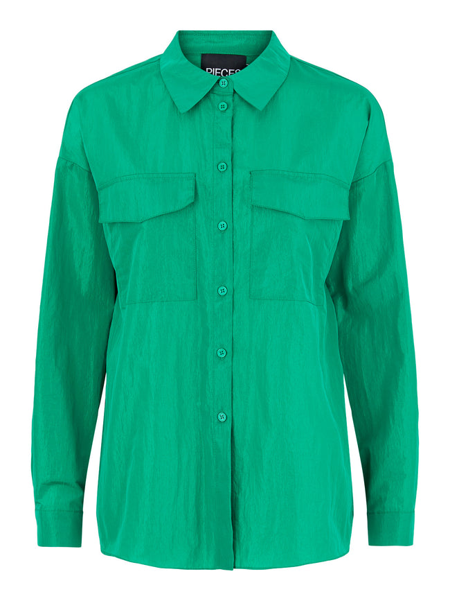 PCNAPYLLA Tops - Forest Green