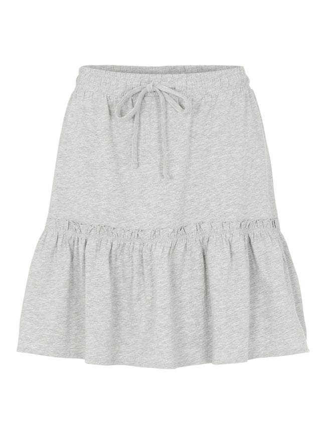 PCNEORA Skirt - light grey melange